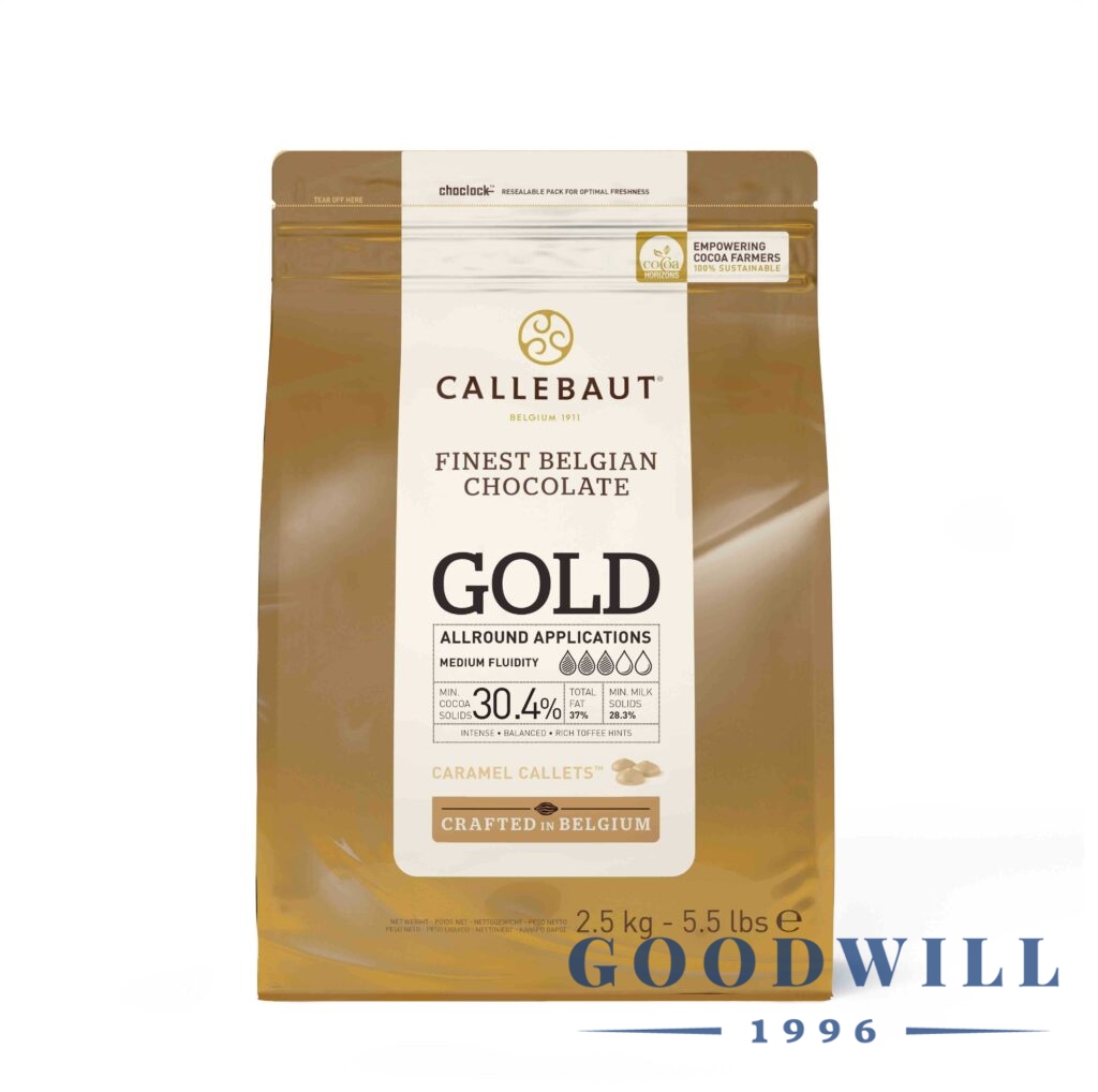 Callebaut Gold fehér csokoládé karamellel 2,5 kg