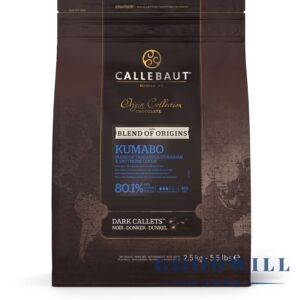 Callebaut Kumabo 80.1%-os étcsokoládé 2,5 kg