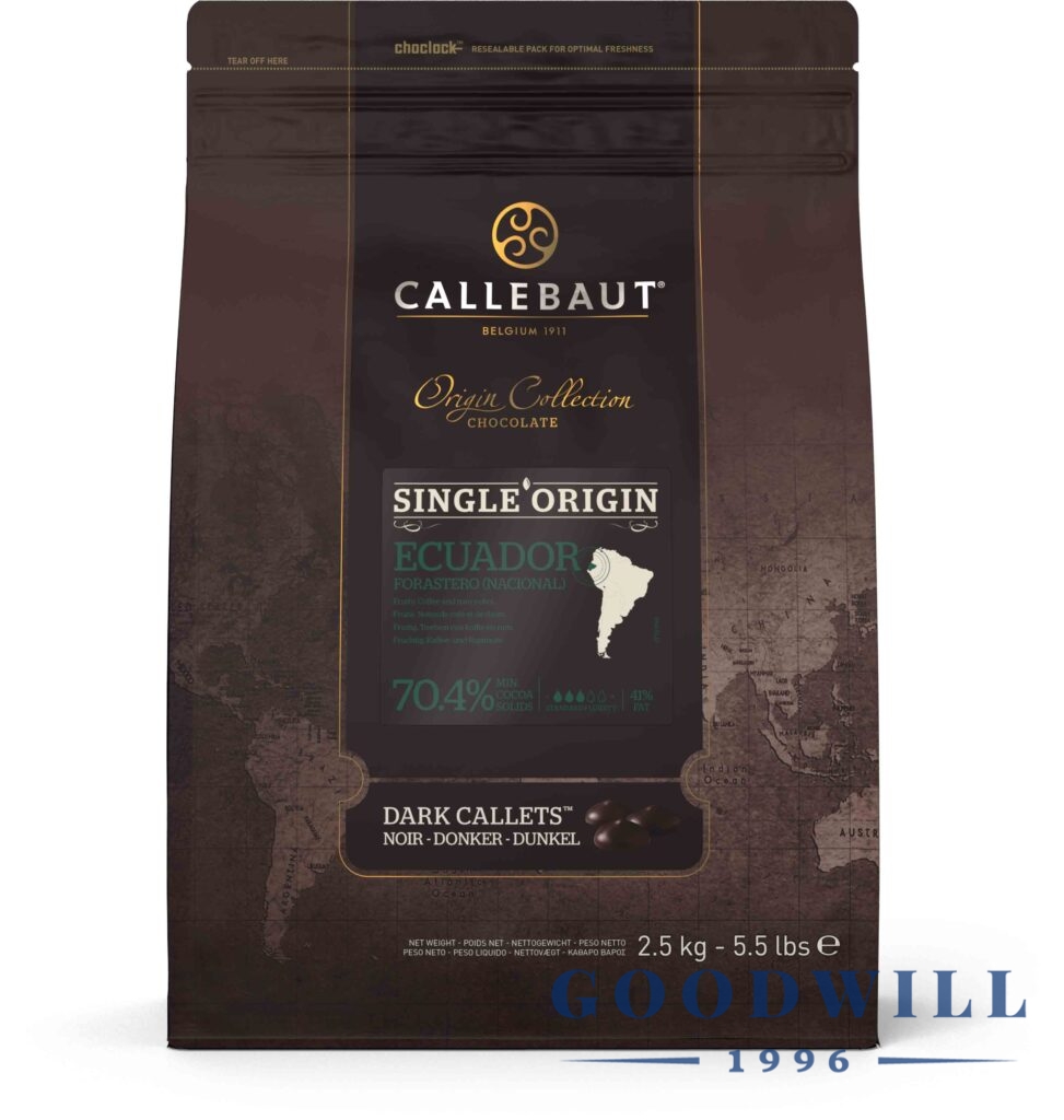 Callebaut Ecuador 70,4 %-os étcsokoládé 2,5 kg