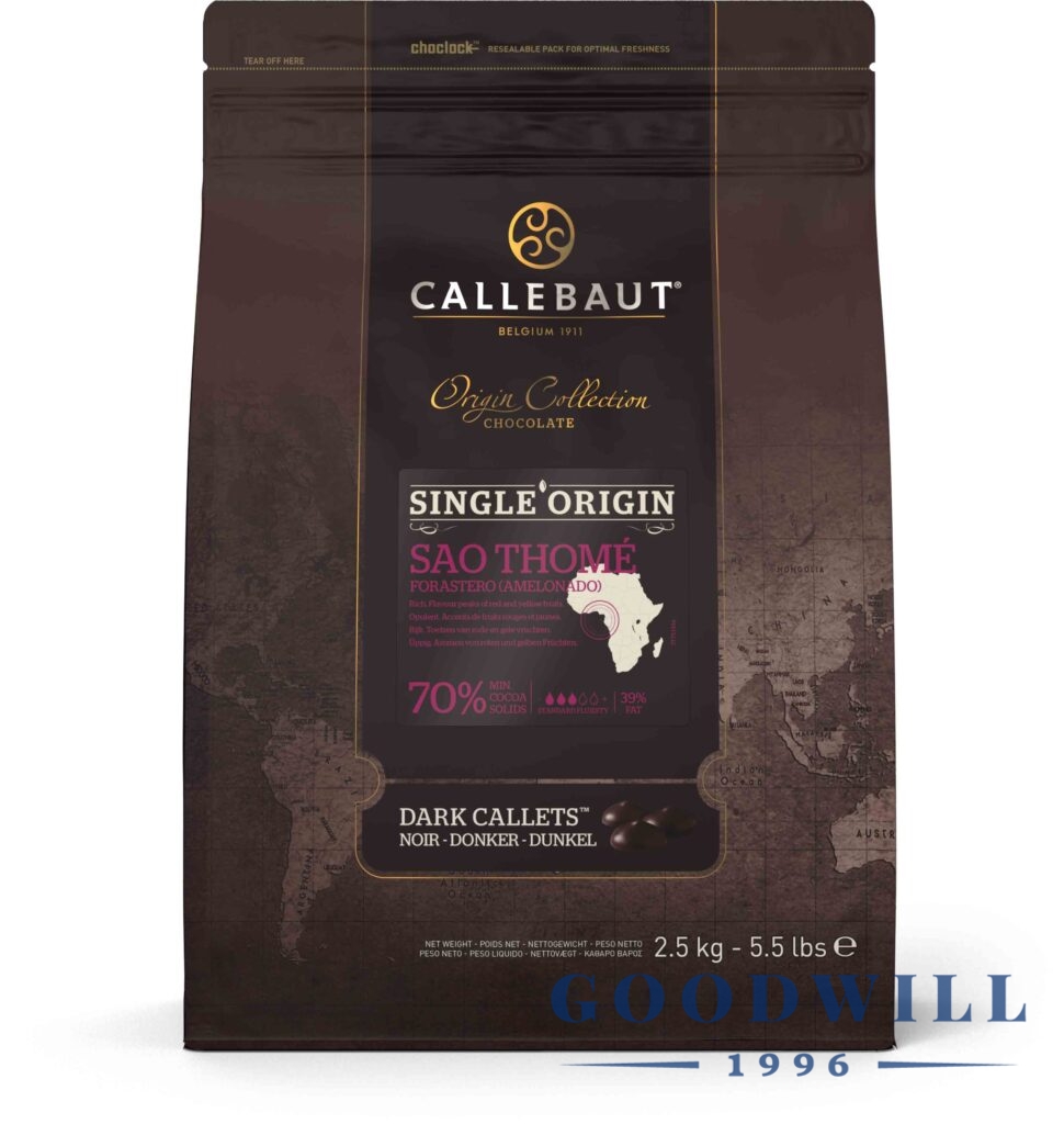 Callebaut Sao Thomé 70%-os étcsokoládé 2,5 kg