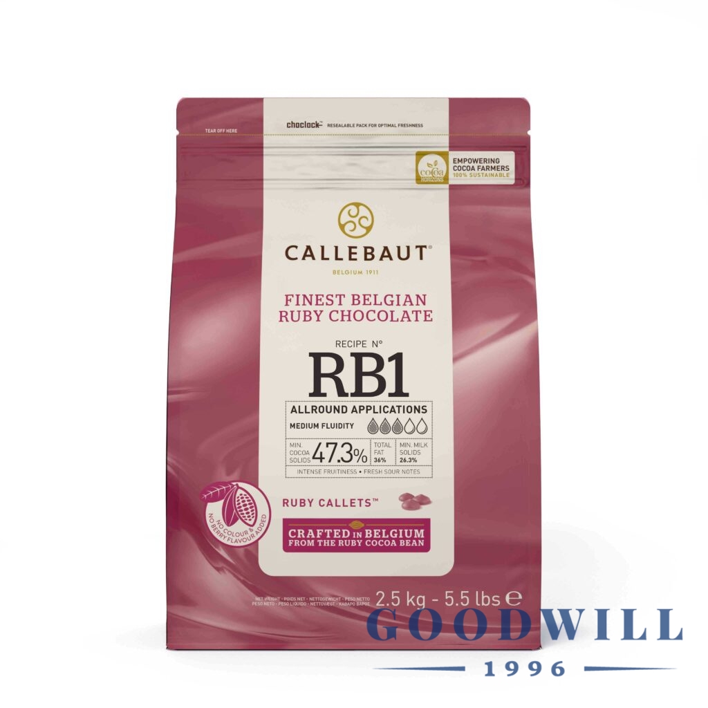 Callebaut RB1 ruby mártócsokoládé 2,5 kg