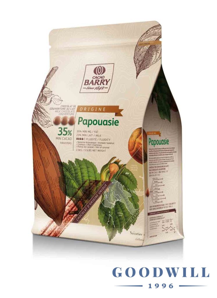 Cacao Barry Papouasie 35,8% tejcsokoládé 2,5 kg