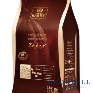 Cacao Barry Zephyr 34% fehér csokoládé 1 kg