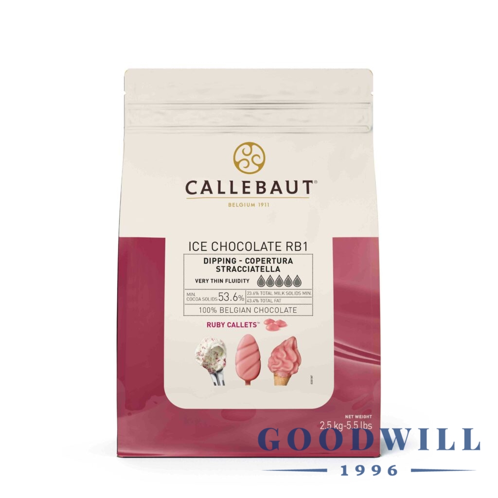 Callebaut Ice-Choc ruby bevonó fagylalthoz 2,5 kg