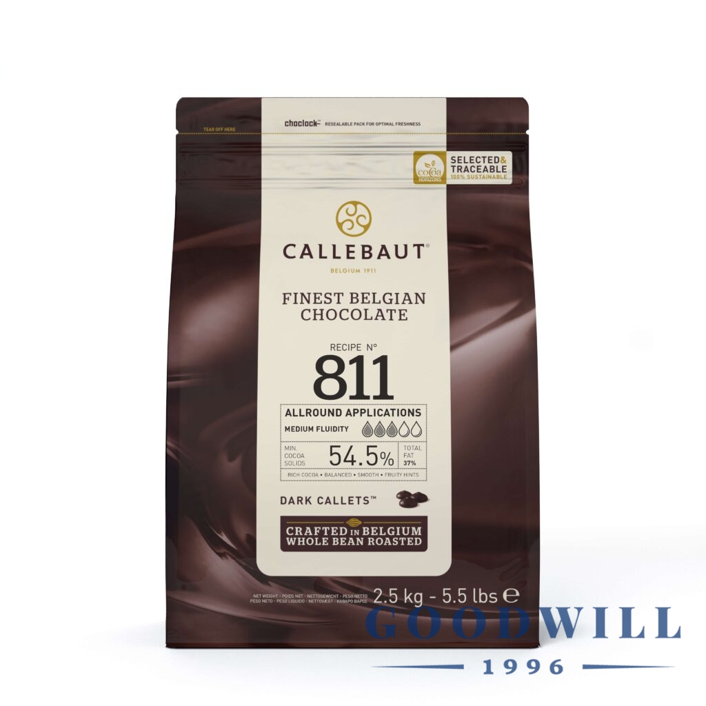 Callebaut 811NV étcsokoládé 2,5 kg