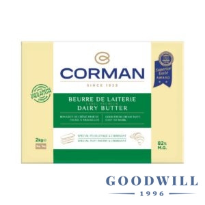 Corman extra minőségű lapvaj 82% zsírtartalommal 2 kg