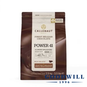 Callebaut Power 41 tejcsokoládé pasztillák 2,5 kg