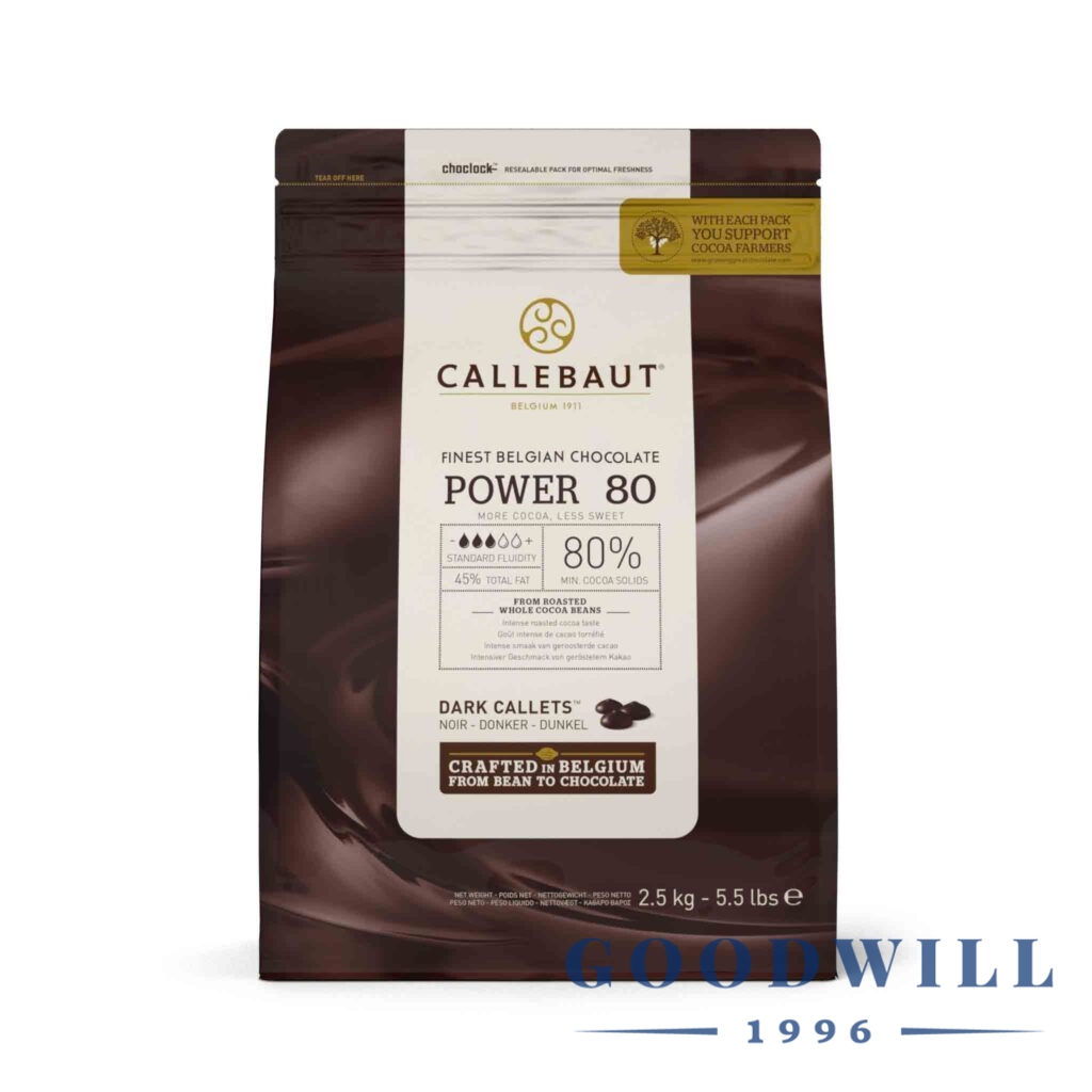 Callebaut Power 80%-os étcsokoládé 2,5 kg