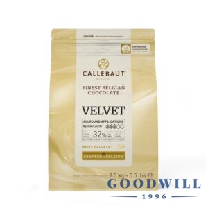 Callebaut Velvet White fehér csokoládé 2,5 kg