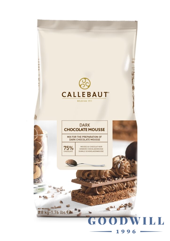 Callebaut étcsokoládé mousse por 800 g