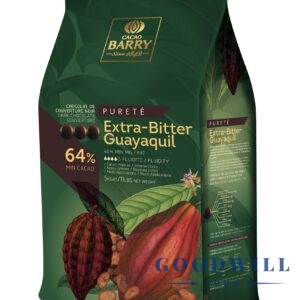 Cacao Barry Extra-bitter guayaquil 64% étcsokoládé 20 kg Qferm
