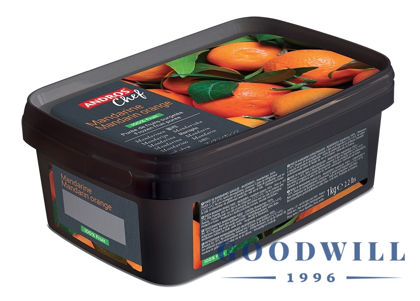 Andros fagyasztott mandarin püré 100% 1 kg
