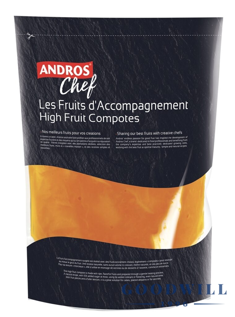 Andros fagyasztott mangó kompót 1 kg
