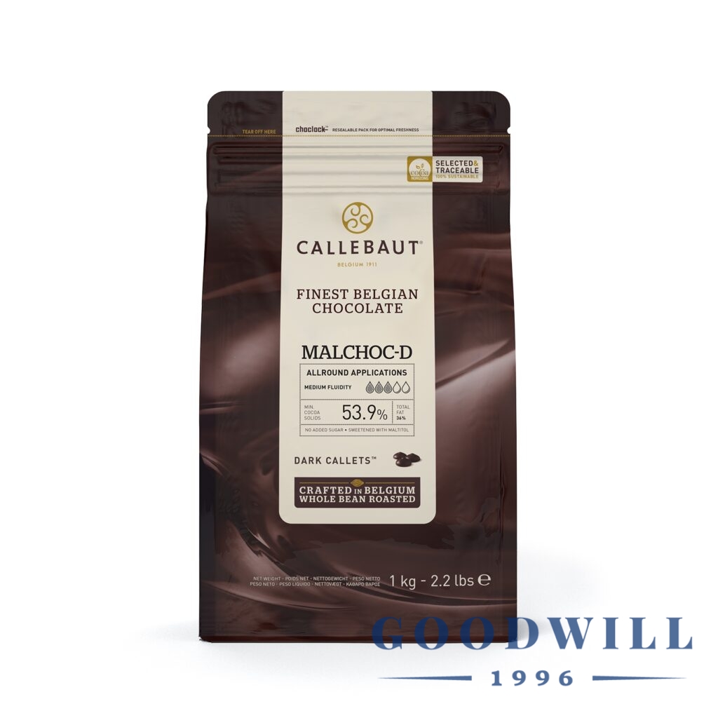 Callebaut étcsokoládé pasztilla édesítőszerrel 1 kg